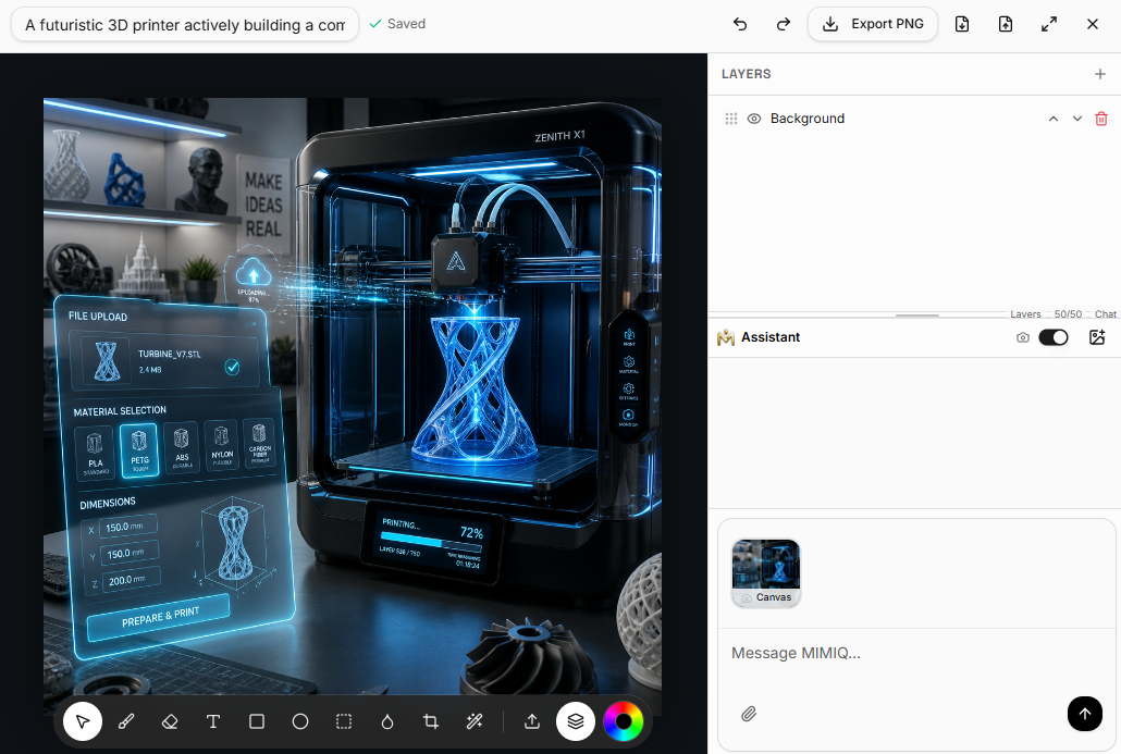 MIMIQ - AI Application screenshot