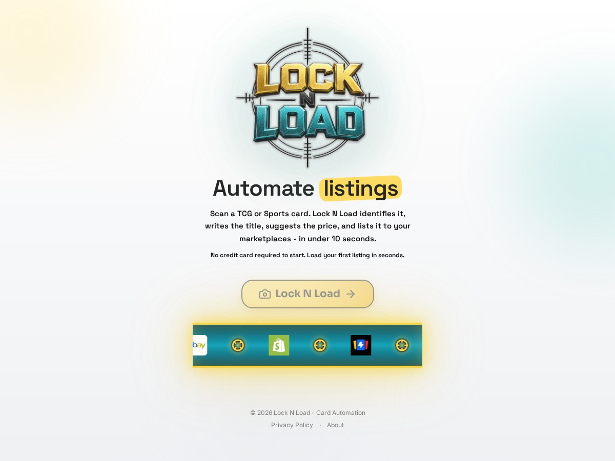 Lock N Load - IOS SAAS PLATFORM screenshot